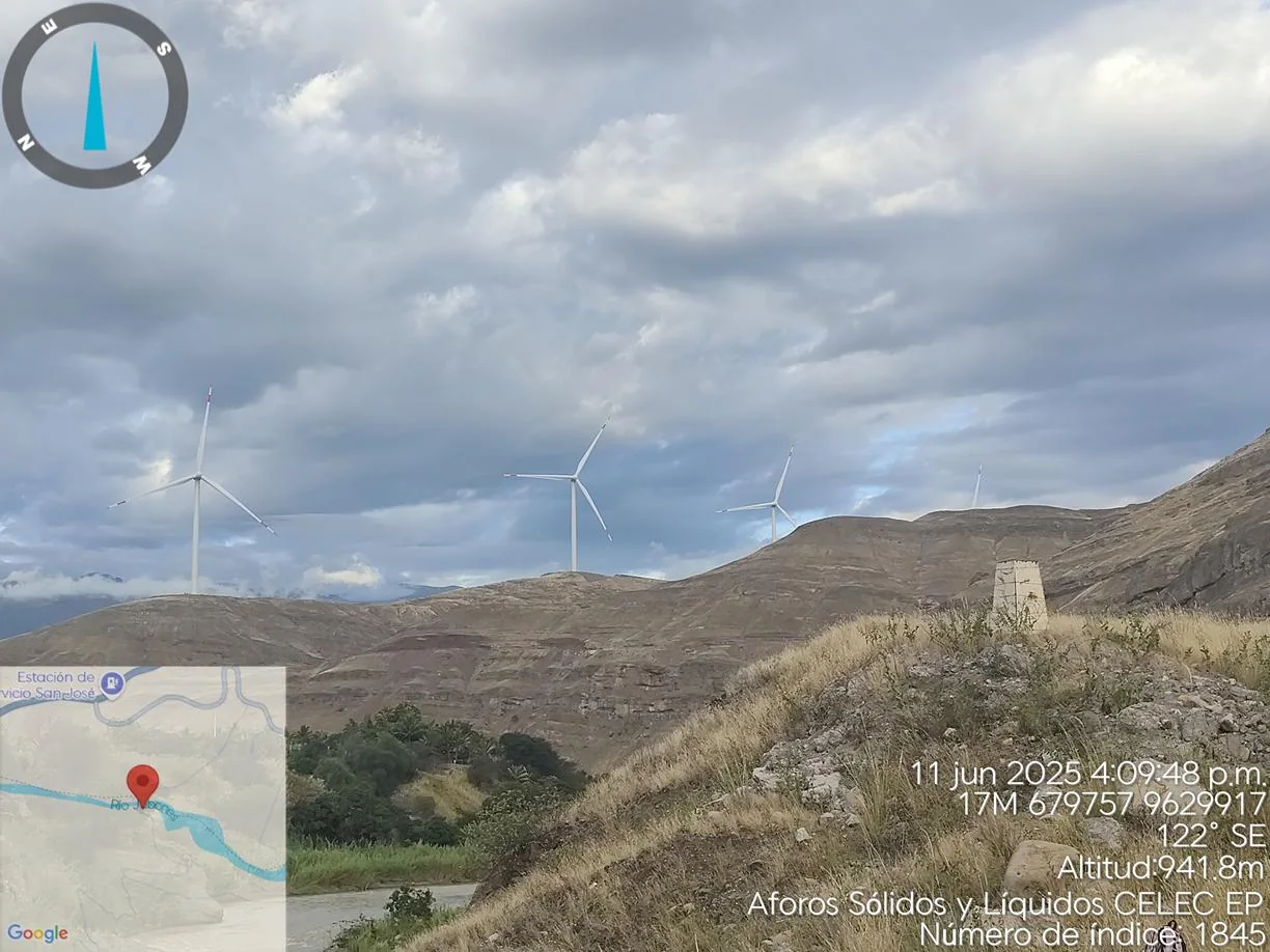 Proyecto CELEC SUR en la cuenca del río Jubones